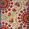 Edge Collections - 10' x 14' - Red - Floral Stain-Resistant Area Rug for Inviting Spaces - 1 Piece
